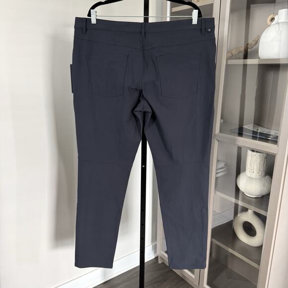 7 Diamonds Infinity Charcoal Black 7 Pocket Slim Fit Casual Flex Pants 40x32 NEW - Picture 4 of 6